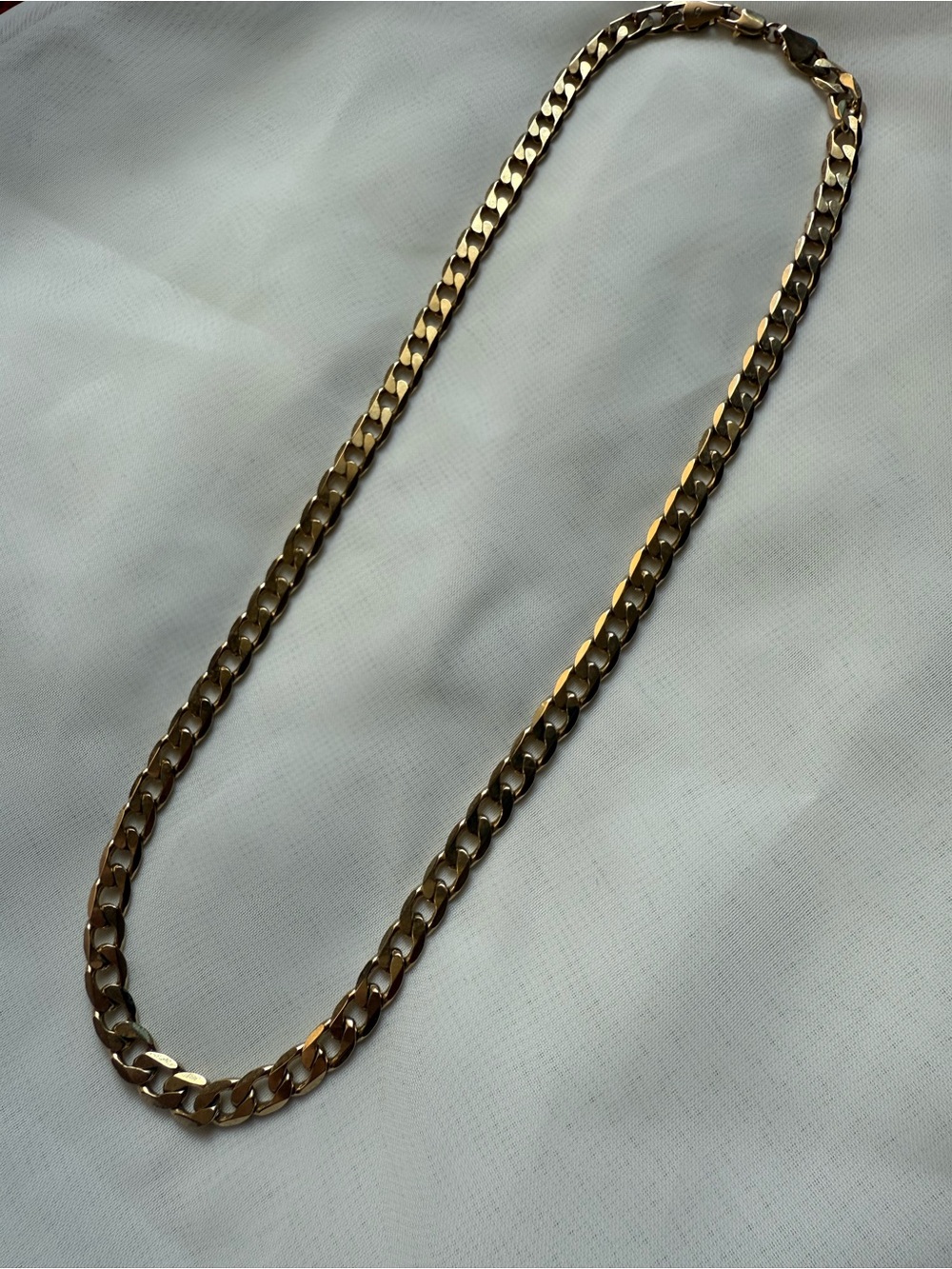 Non-Tarnish Gold Filled Curb Chain Necklace